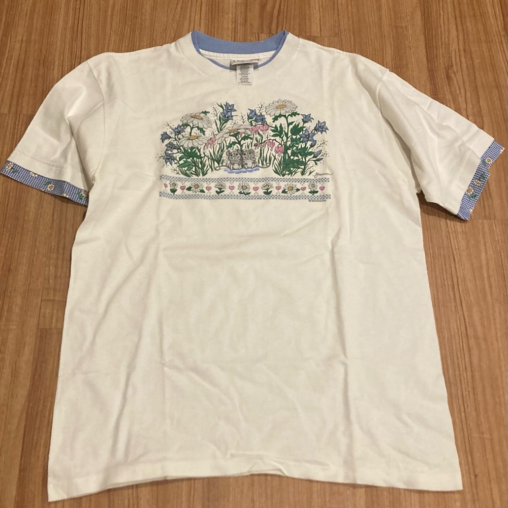 VTG Morning Sun Floral Tee - Size L